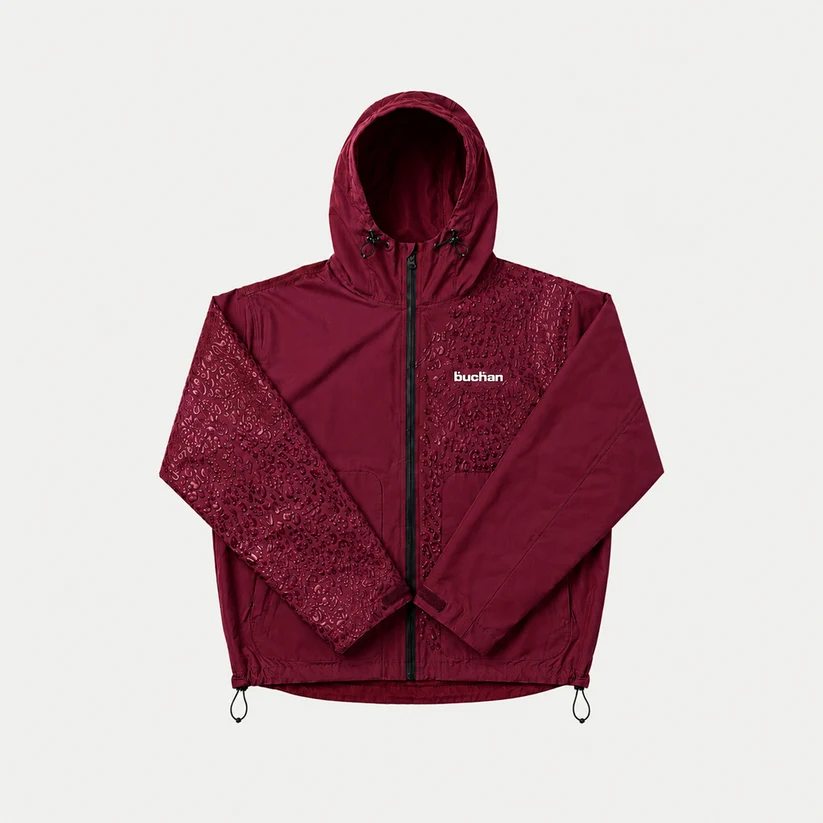 Water Reactive Cheetah Rain Jacket